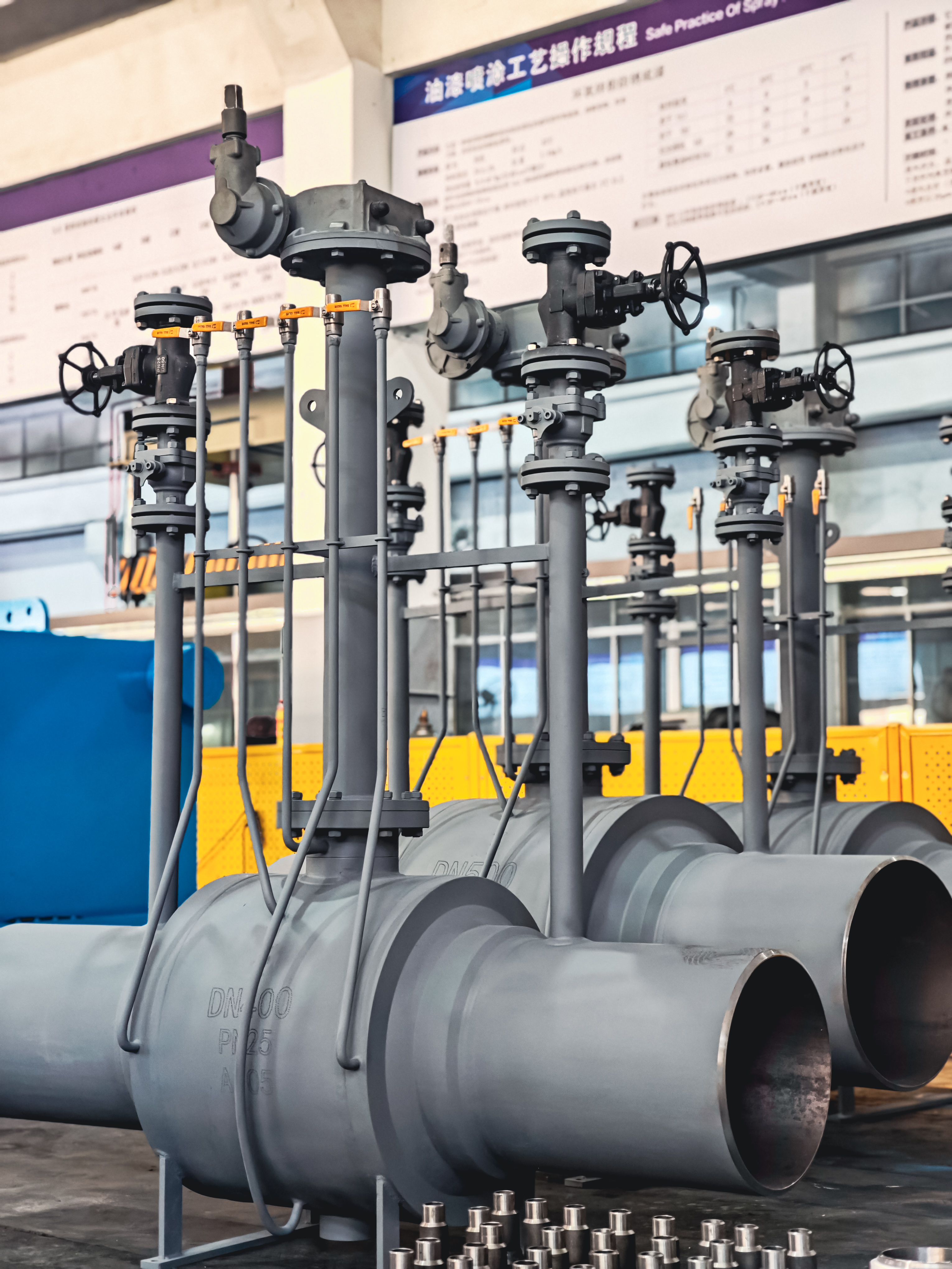 Physical Photo Underground Welded Ball Valve