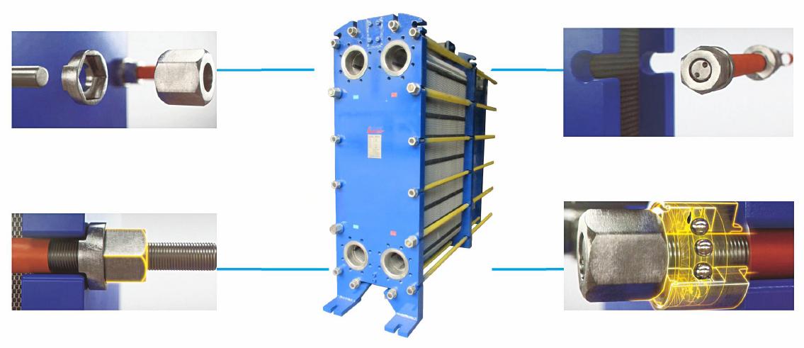 Structure plate heat exchanger