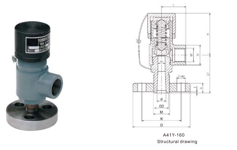 Structural drawing A41/Y Safety valve