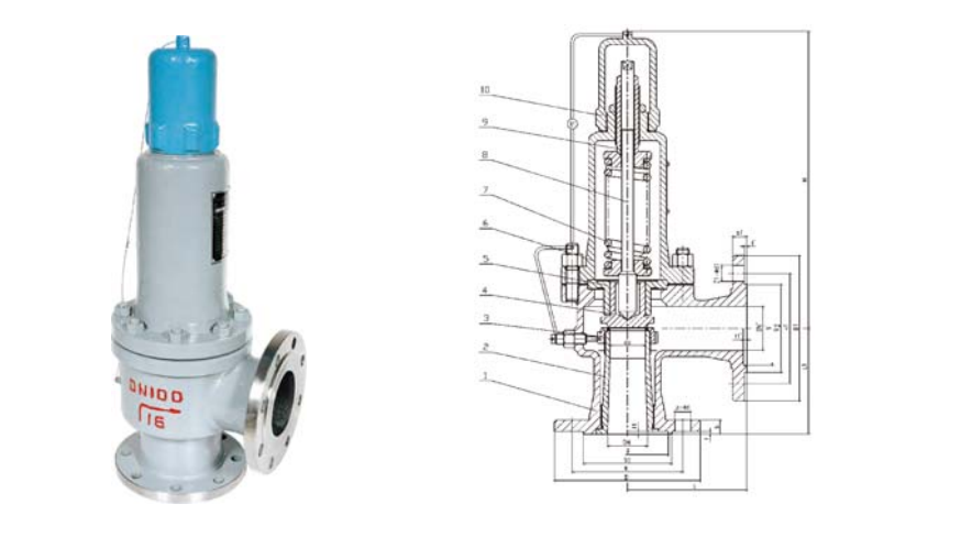 Structural drawing A41/Y Safety valve