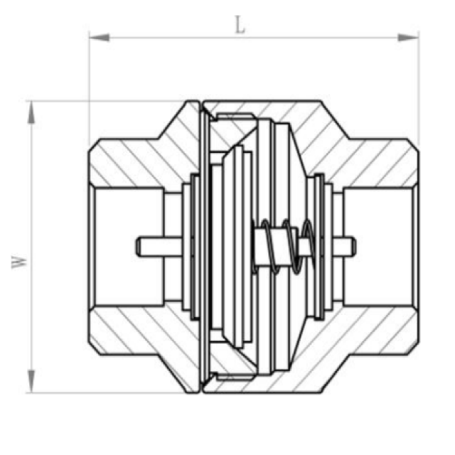 Structure Diagram DCV check valve