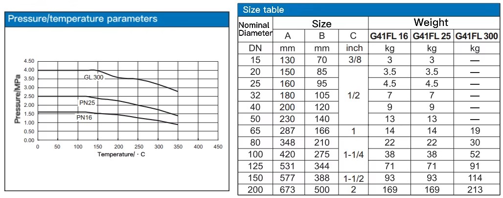 parameters G strainer