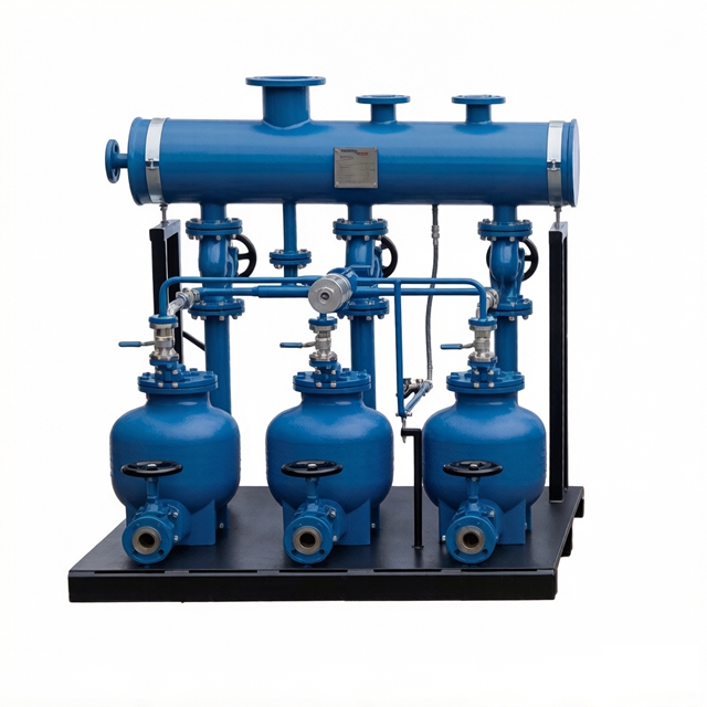 front condensate recovery pump unit