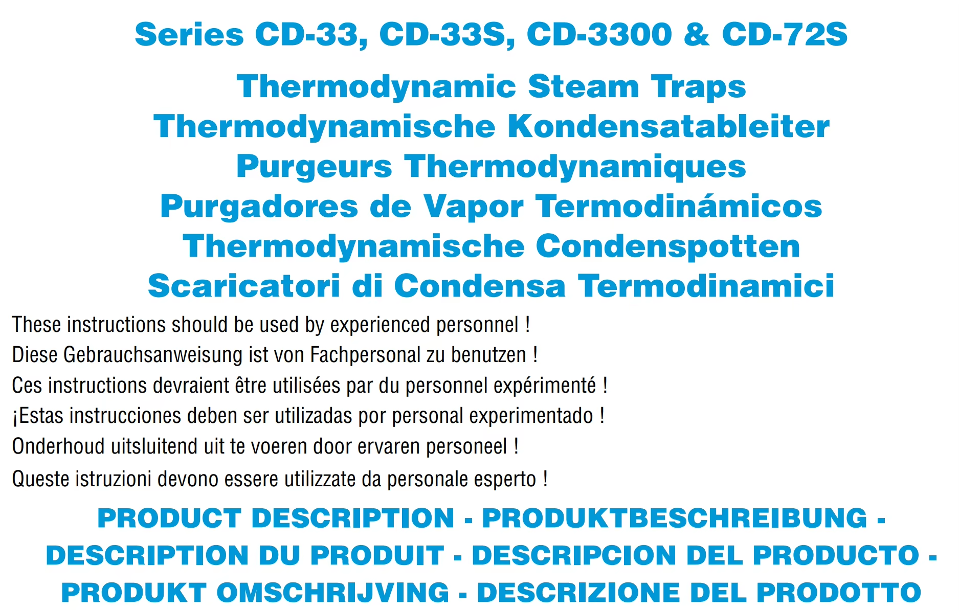 CD-3300 INFORMATION CD-3300 INFORMATION