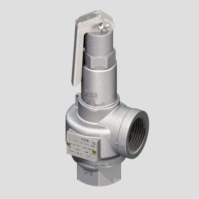 Spring Loaded Safety Valve Easy Adjustment with a Handle for Steam Air Water Gas Fluids