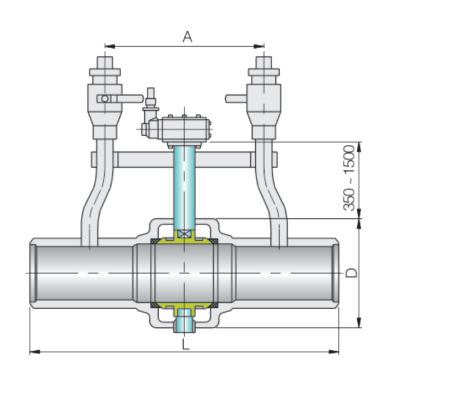 Underground Welded Ball Valve 
