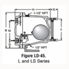 JD/KD Thread Connection Ductile Iron Floating Ball Manual Hot Static Steam Trap Water Control Gate Valves DN50 for Steam