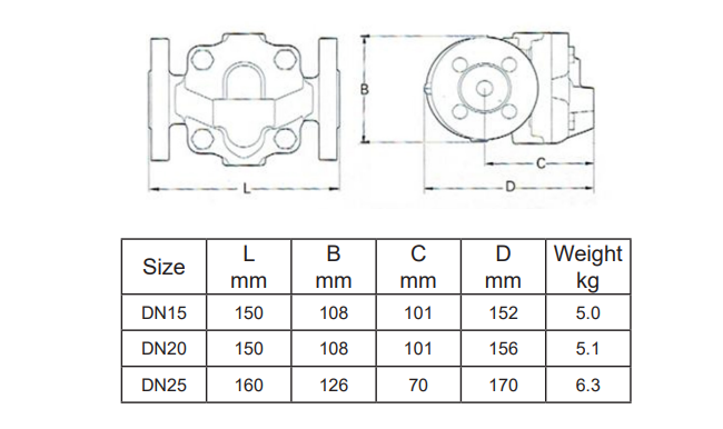 FT14 Float Steam Trap