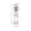 Energy-Efficient Compact Stainless Steel Water Pump CDL/CDLF Light Vertical Multi-Stage Centrifugal Pump Easy-to-Dismantle Seal