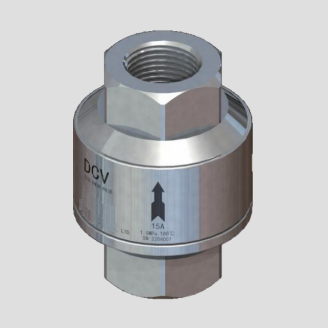 Compact Screwed Check Valve DCV Spring Loaded Backflow Prevention