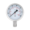 Dual Scale Pressure Gauge 0-10 Bar 304/316 Stainless Steel for Steam Systems