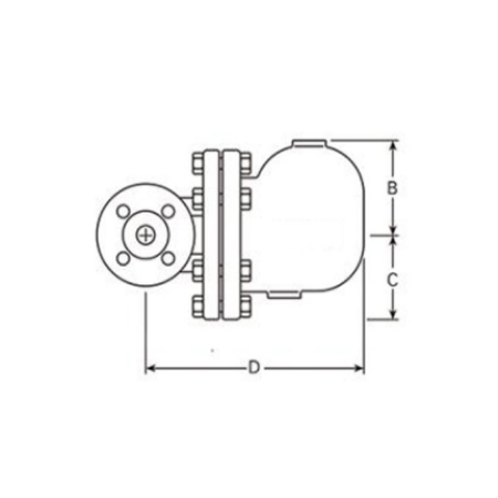 FT44HS-IV Float Steam Trap Compact Medium Capacity for Steam Heating & Condensate Recovery Systems
