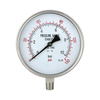 Dual Scale Pressure Gauge 0-10 Bar 304/316 Stainless Steel for Steam Systems