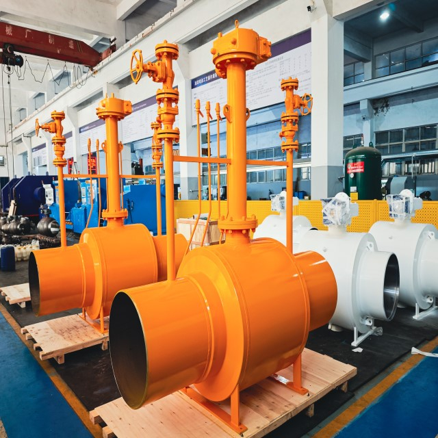 Underground Radiation Type Welded Ball Valve for Natural Gas Pipelines, City Gas