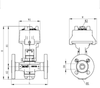 Stainless Steel Pneumatic Piston Cut Valve AP-2F for Reliable On/Off Flow Control