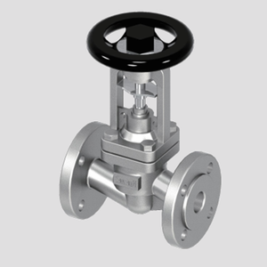 Industrial Manual Bellows Shutoff Globe Valve – Flange Type, Steam & Water Use