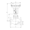 RVA-1/RVA-2 Pneumatic Diaphragm Control Valve Cage-Guided for Petrochemical & Power Process Control