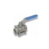 3-Piece Ball Valve | WCB/CF8 Body for Corrosive Media & Food Processing Systems