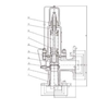 A41H/Y Spring Loaded Safety Valve High Temperature & Corrosive Media