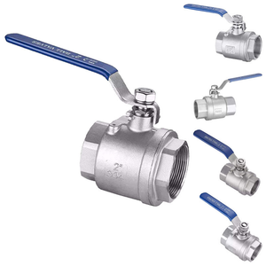 Manual Operated Steam Ball Valve 2PC Stainless Steel From China Supplier