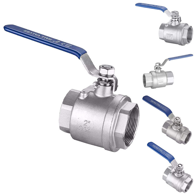 Manual Operated Steam Ball Valve 2PC Stainless Steel From China Supplier