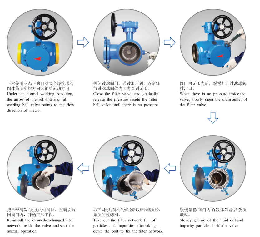 strainer ball valve