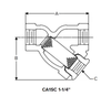G Series Y-Type Strainer PN16 Flanged, Steam Equipment Filter with Durable Hydraulic Power Screen Chambers, No Leak Crush