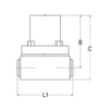 BK170 Bimetallic Steam Trap PN160 Pressure Rating for Industrial Steam System Flash Steam Loss Reduction