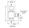 Stainless Steel Thermostatic Air Exhaust Steam Vent Valve