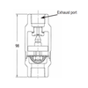 AV2000 Thermostatic Air Vent Hardened Disc for Corrosive Steam System Non-Condensable Gas Discharge