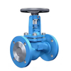 Manual bellowed Shutoff Globe Valve Flange Connection High Temperature steam Water Use 1/2-1 1/2