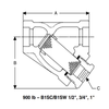  CB Series PN40 Flange Valve & Y-Type Strainer Assembly – Screwed Precision Screen Chambers for Steam Equipment & Water Pipelines