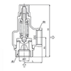 AL-150 Series High Quality Safety Valves Metal-to-Metal Sealing Excellent Corrosion Resistance Widespread Use Steam Oil