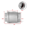 Vertical Installation Stainless Steel Check Valve with Soft Seal