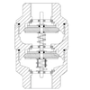 DDCV Double Disc Check Valve Stainless Steel for Steam & Hot Water