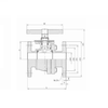 Anti-static And Explosion-proof 2-Piece Manual Ball Valve, Featuring Precision-cast Valve Body And Double Disc-type Spring Washers.